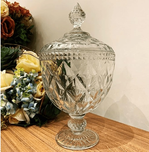 Potiche C/pe Cristal Diamond 15x28cm lyo