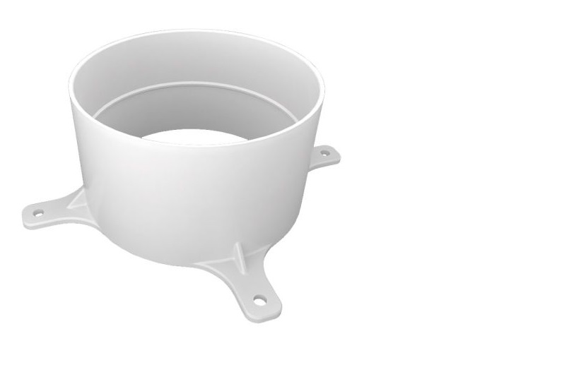 Luva Esgoto com Fixador 150mm Krona