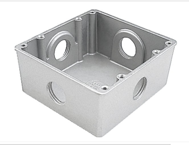 Caixa Baixa P/tomada de Piso 4x4 3/4 tra