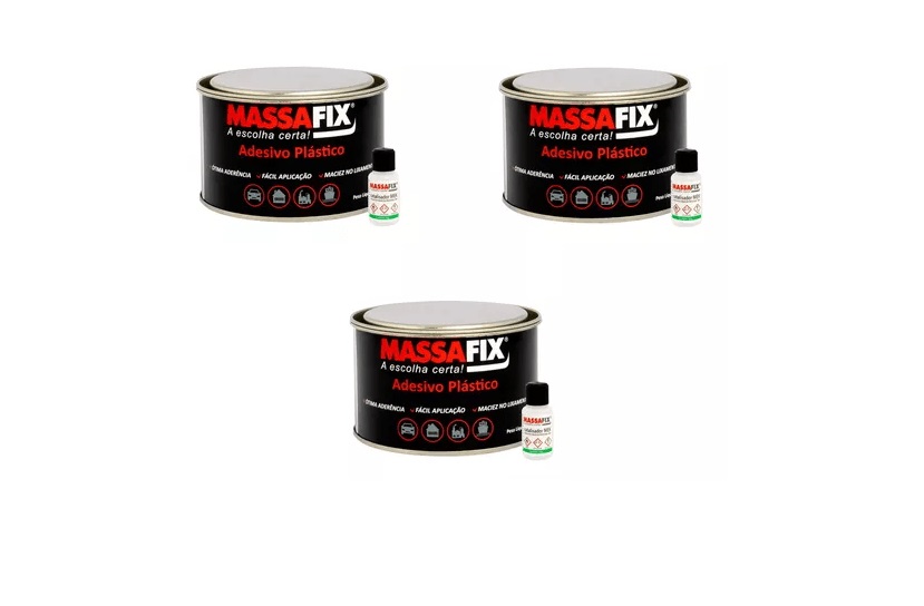 Adesivo Plastico Preto 1kg Royal