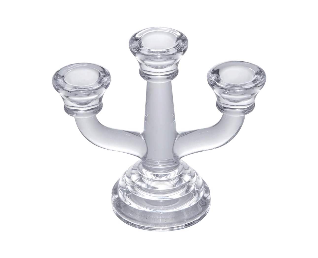 Candelabro de Vidro P/3velas Allure Wolf