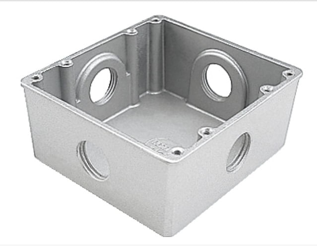 Caixa Baixa P/tomada de Piso 4x4 1/2 tra
