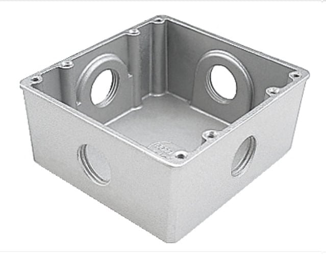 Caixa Baixa P/tomada de Piso 4x4 1'' tra