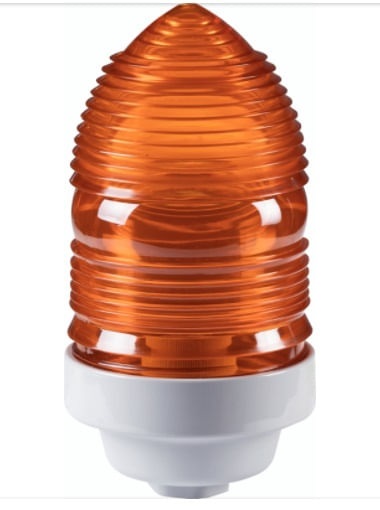 Sinalizador Simples Amarelo 1x60w em Alumínio - Tramontina