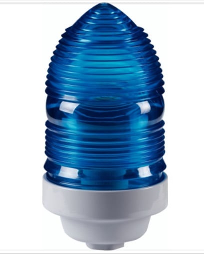 Sinalizador Simples Azul 1x60w em Alumínio - Tramontina