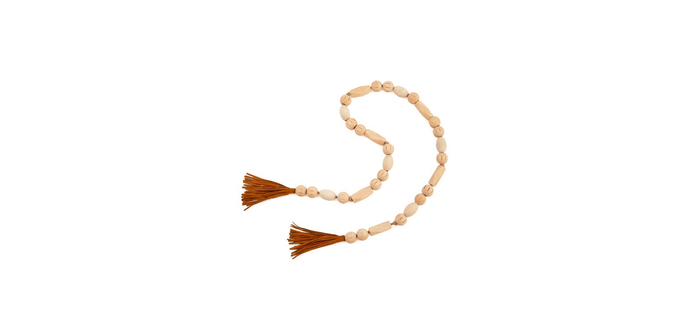 Colar Decorativo em Madeira 18557