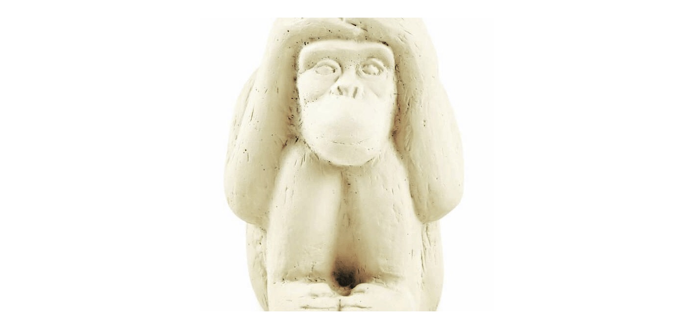 Escultura Macaco em Cimento 12226-1