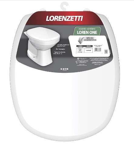 Assento Sanit Loren one pp Branco Lorenz