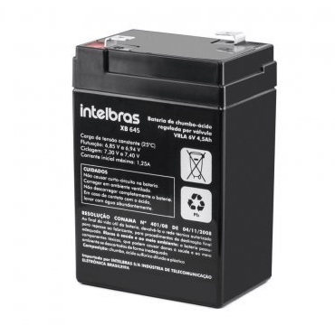 Bateria Vrla Chumbo 6v 4,5ah xb 645 Inte