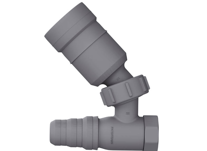 Adaptador Articulada 45° C/Retenção P/ Maquina de Lavar Blukit