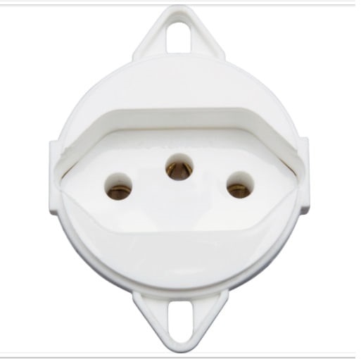Tomada P/tampa de Piso 2p+t 10a 250v tr