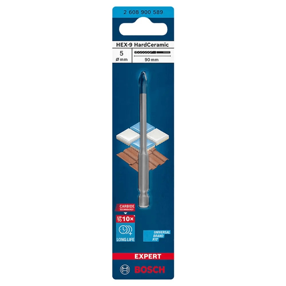 Broca Diamantada P/ceram 5.0mm Hex-9 bos
