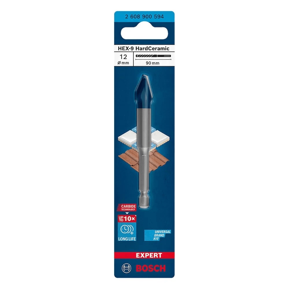 Broca Diamantada P/ceram 8.0mm Hex-9 bos