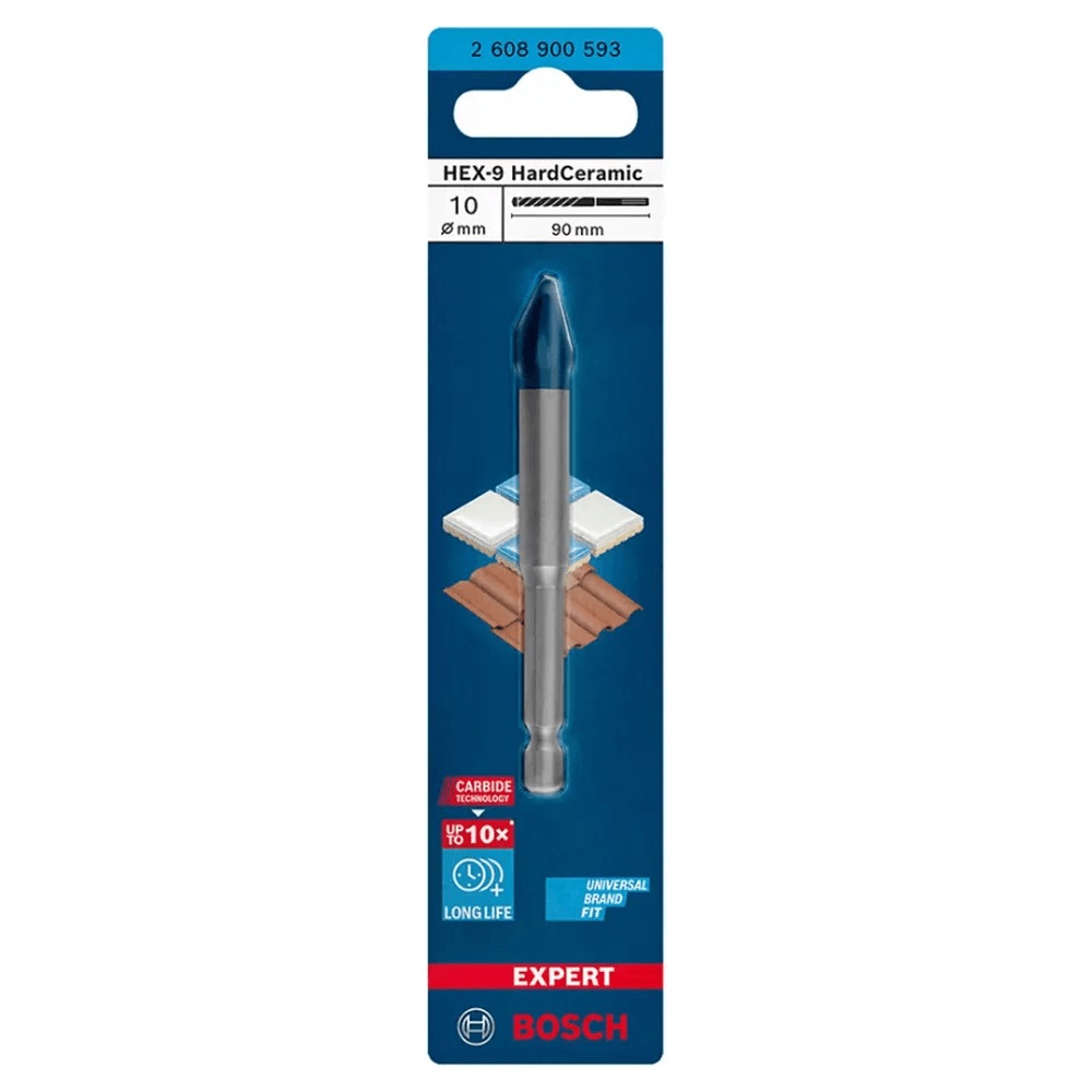 Broca Diamantada P/cer 10.0mm Hex-9 Bosc