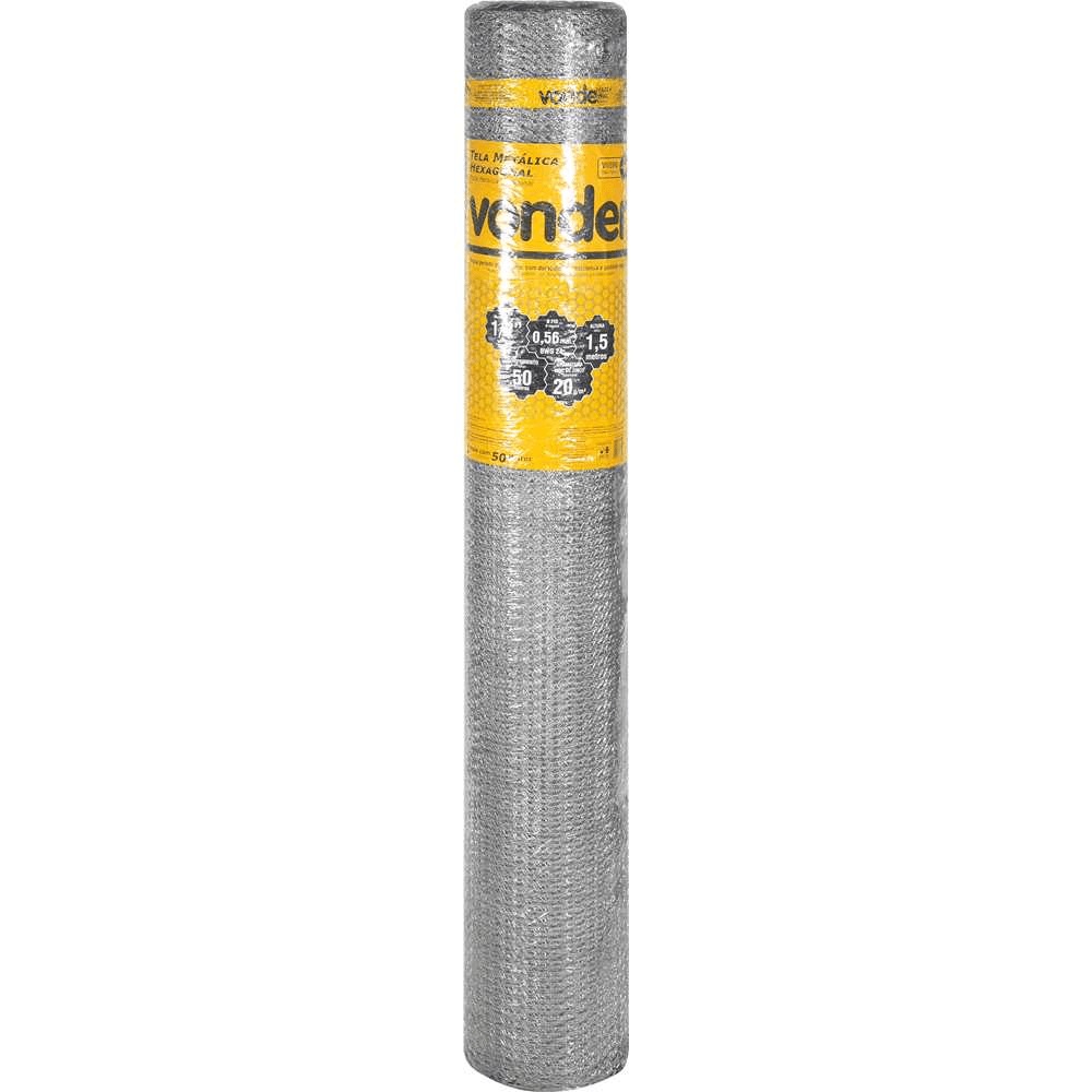 Tela P/viveiro 1/2”x24x 1,5x50mt Vonder