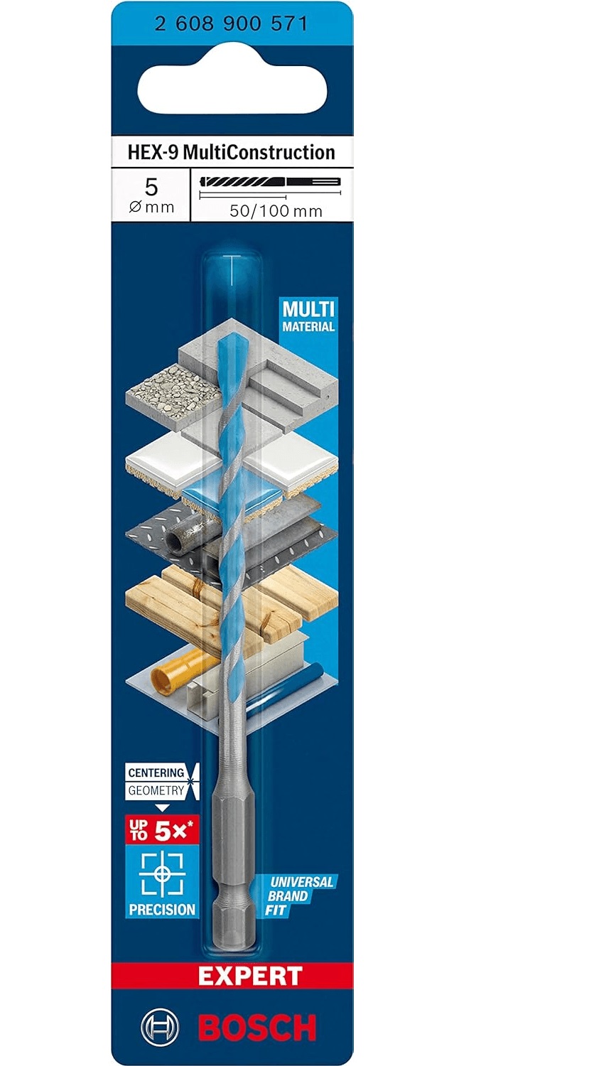 Broca Multimater Hex-9 5x50x90x100 Bosch