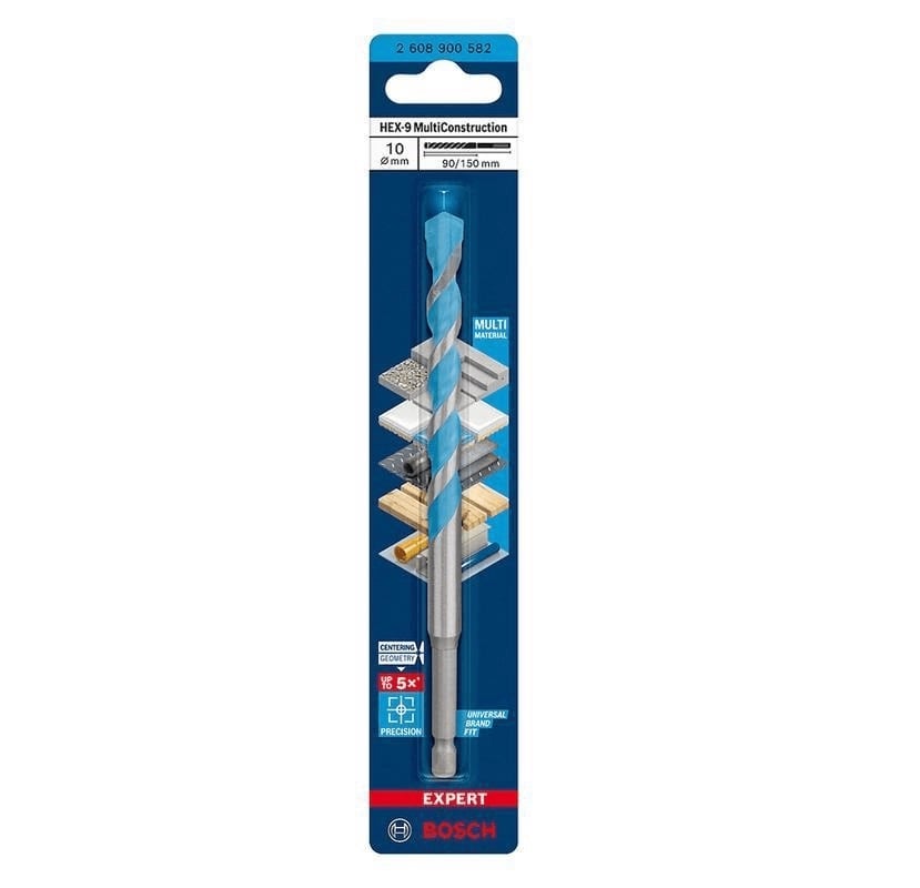 Broca Multimater Hex-9 10x90x150 Bosch
