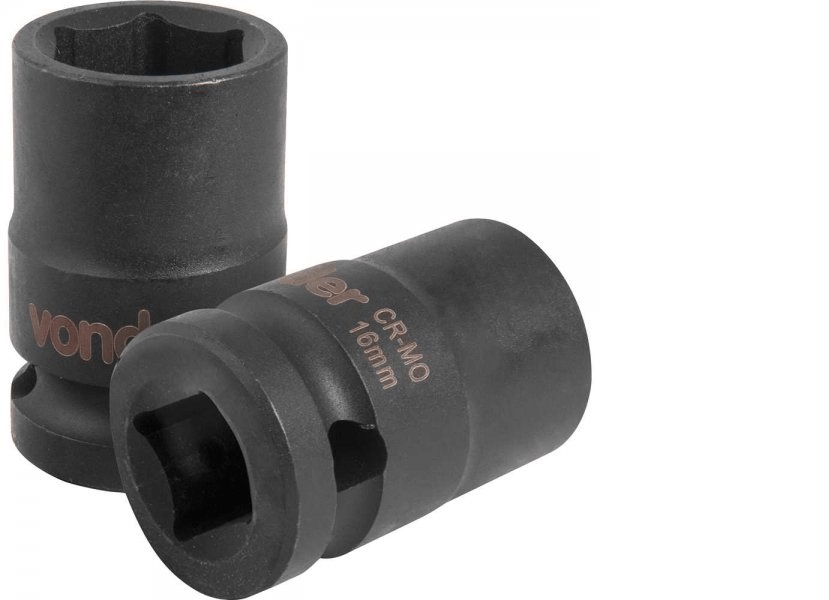 Soquete Sext imp 1/2” 16mm Crmo Vonder