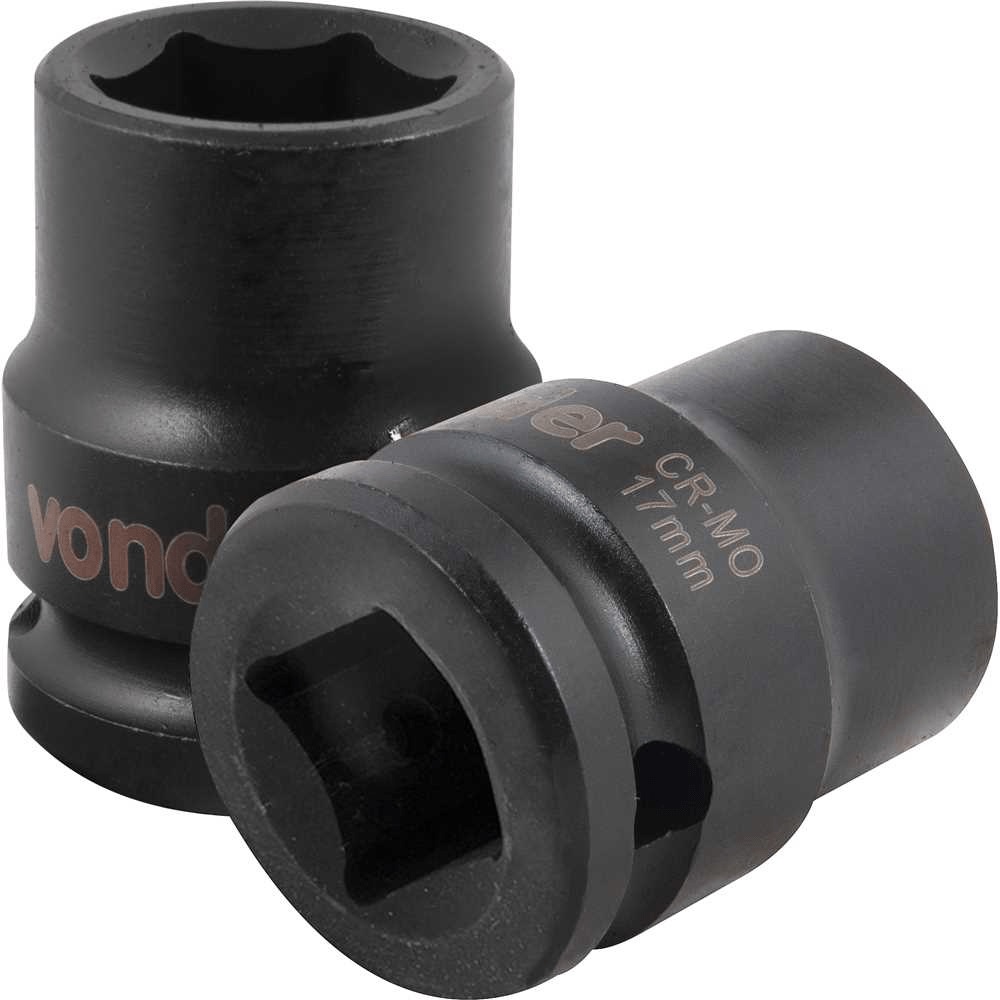 Soquete Sext imp 1/2” 17mm Crmo Vonder