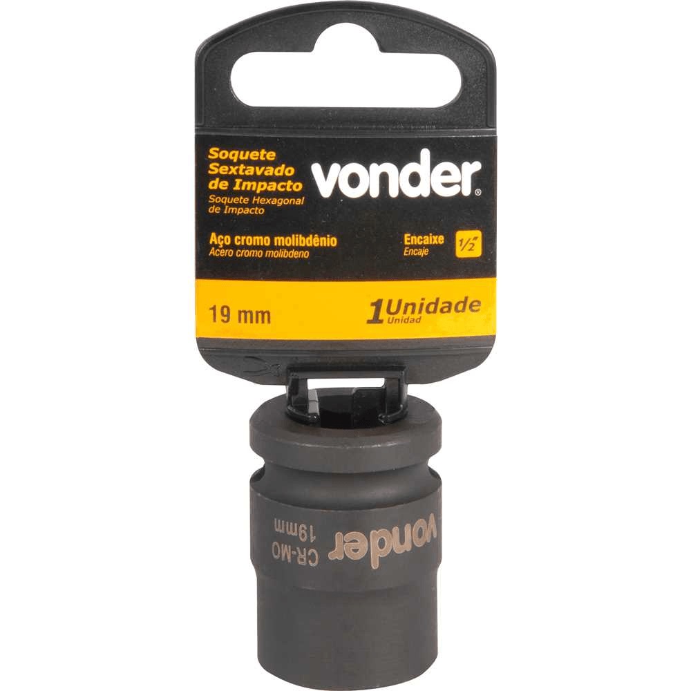 Soquete Sext imp 1/2” 19mm Crmo Vonder
