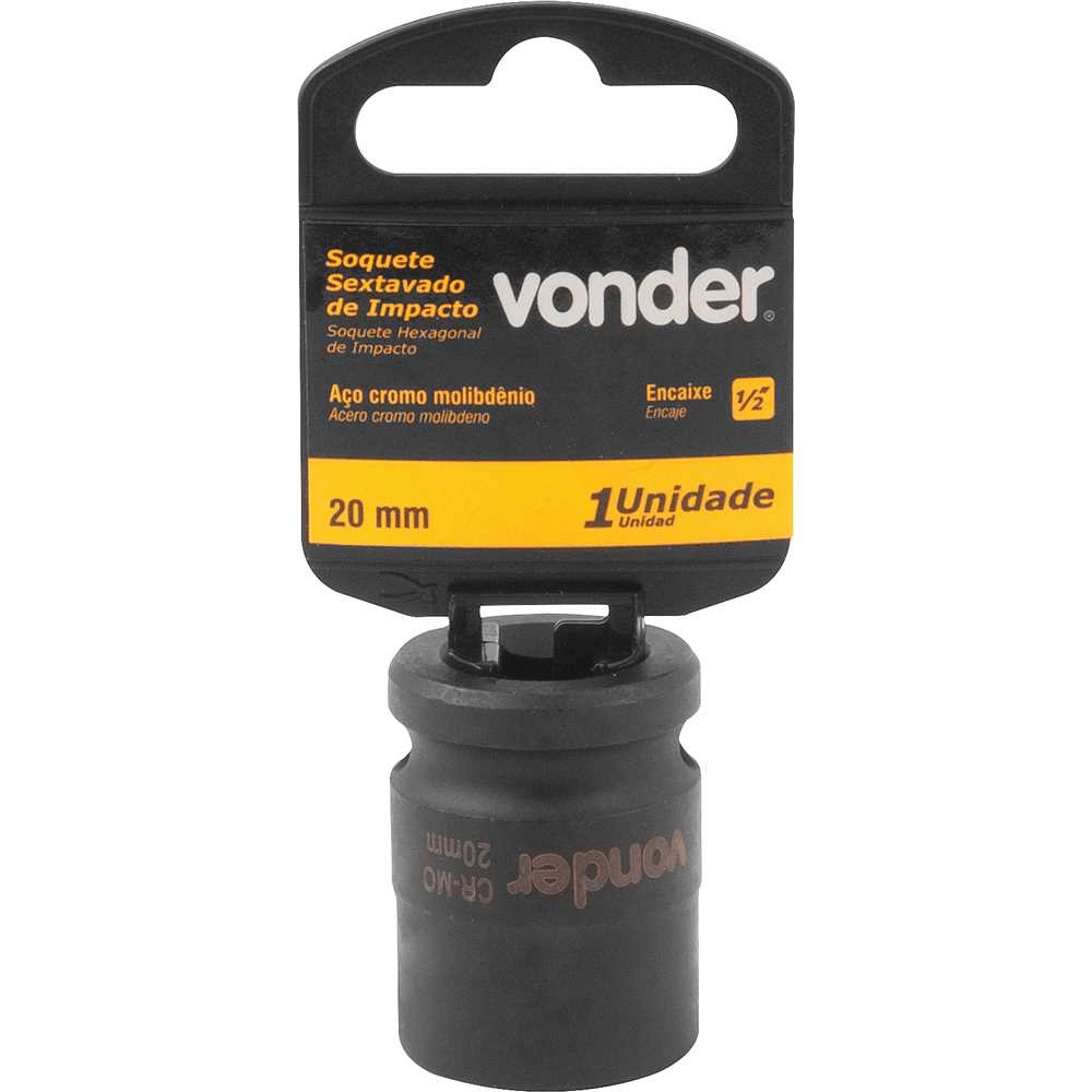 Soquete Sext imp 1/2” 20mm Crmo Vonder