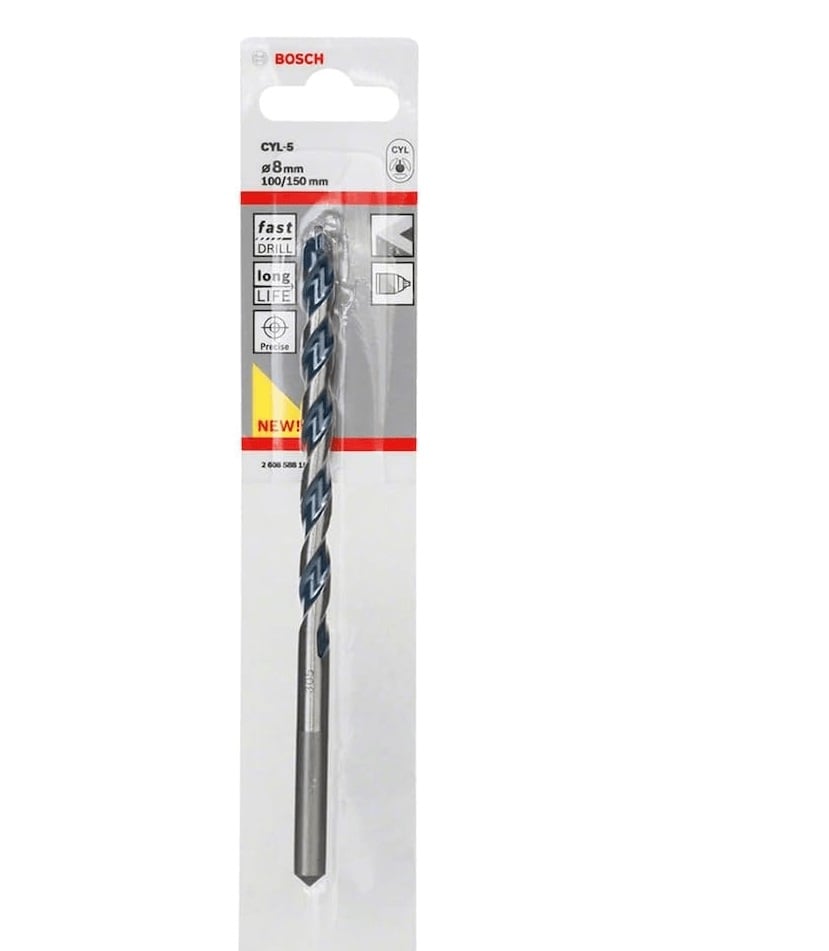 Broca Para Concreto Cyl-5 8x100x150 Bosc