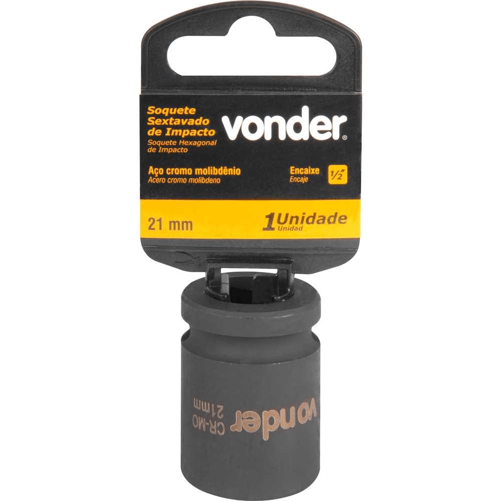 Soquete Sext imp 1/2” 21mm Crmo Vonder