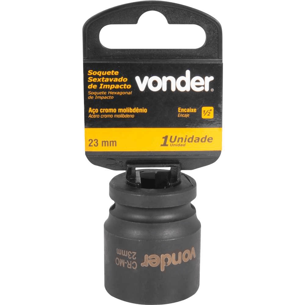 Soquete Sext imp 1/2” 23mm Crmo Vonder