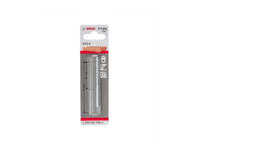 Broca P/concreto Cyl-1 4x75mm Bosch