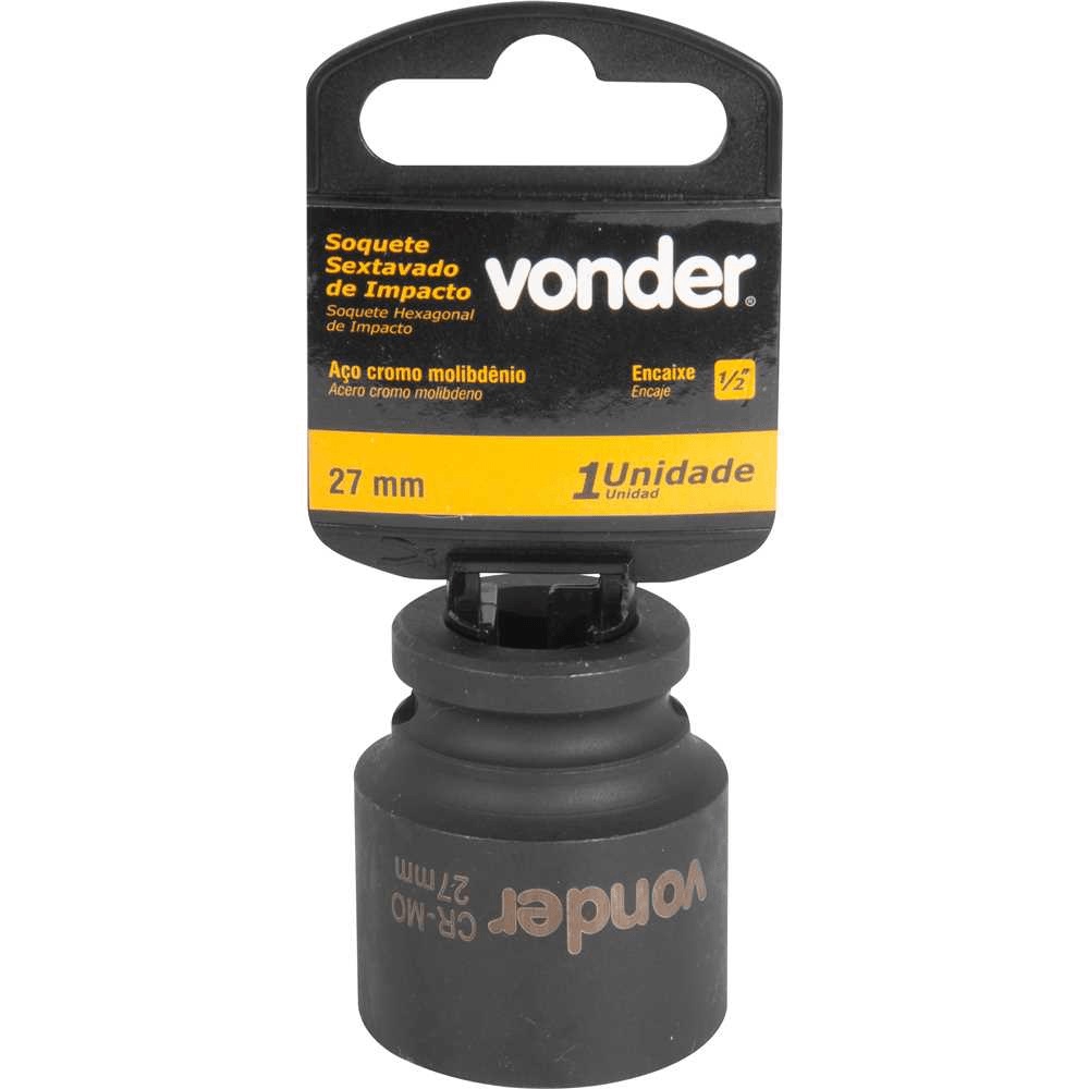 Soquete Sext imp 1/2” 27mm Crmo Vonder