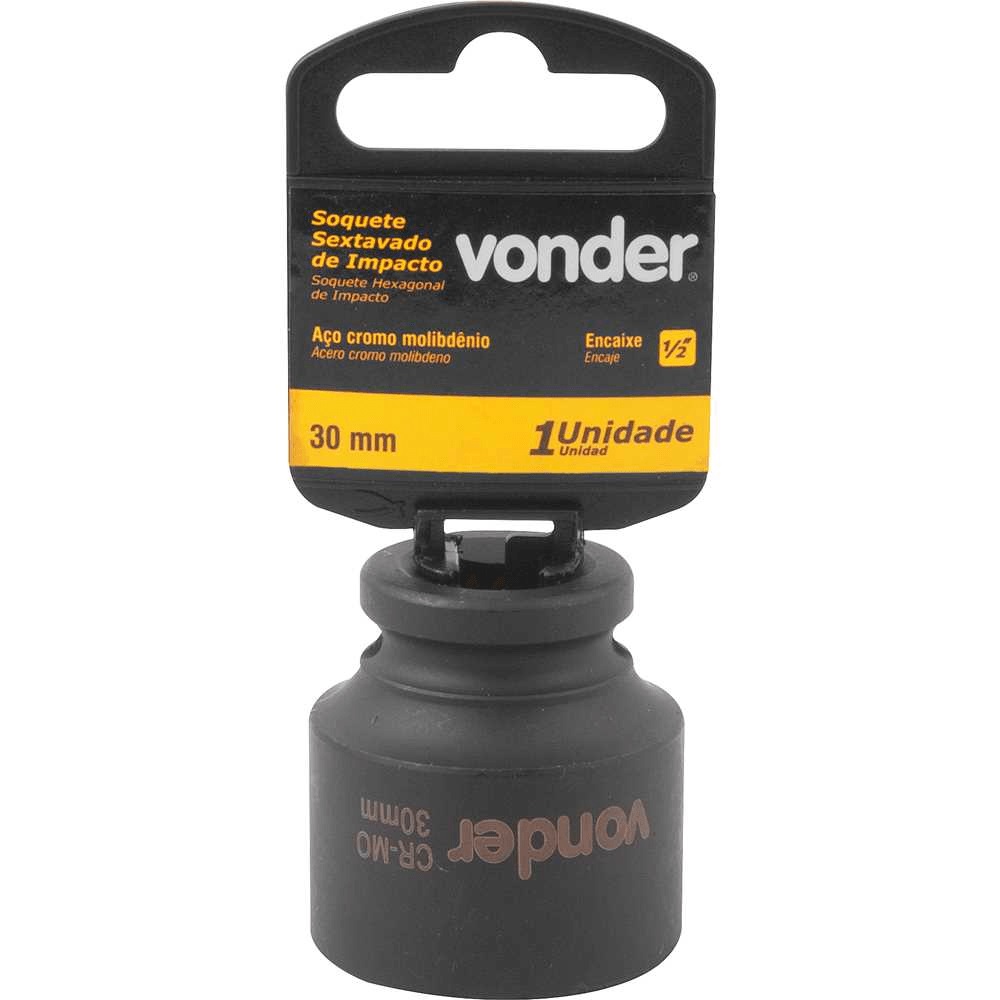 Soquete Sext imp 1/2” 30mm Crmo Vonder