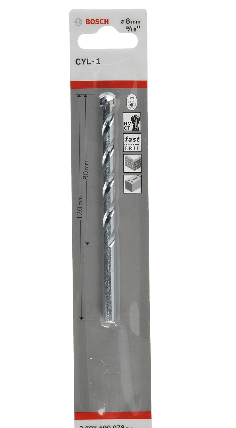 Broca P/concreto Cyl-1 8x120mm Bosch