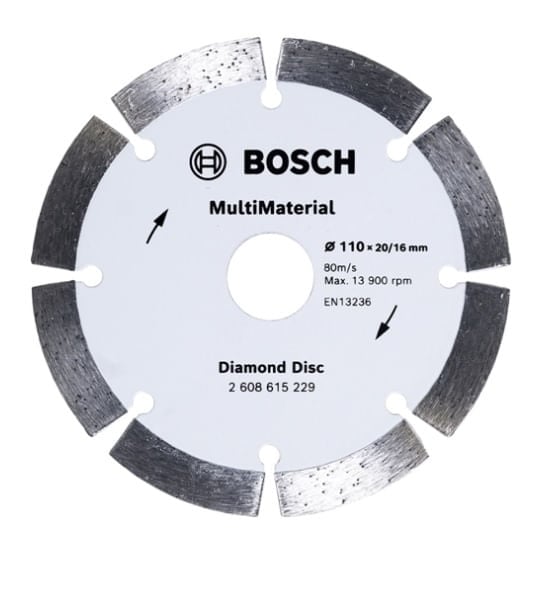 Disco Multi seg 110x20/16mm Bosch