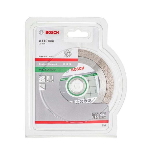 Disco de Corte Diamantado para Porcelanato e Cerâmica 4.3/8” 110mm - Bosch