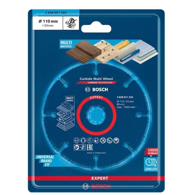 Disco Carbide Multi Wheel 110x20mm Bosch
