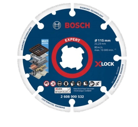 Disco Metal 115x22.23mmx-lock Bosch
