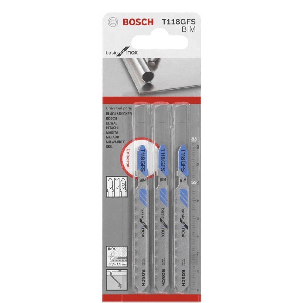 Lamina Ticotico T118gfs Basicforinox 3pc