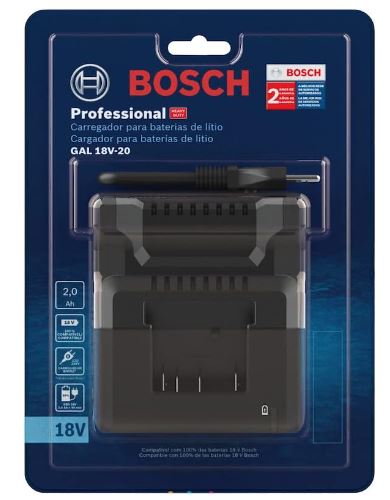 Carregador 18v gal 18v-20 Blister Bosch