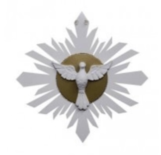 Enfeite de Parede Espirito Santo br Zeni