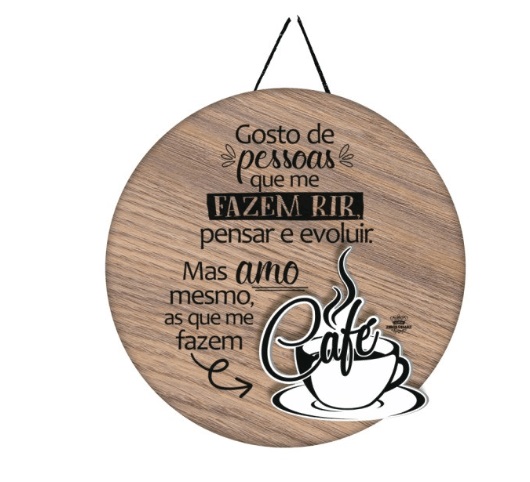 Quadro C/aplique Gosto Pessoas 21,5x21,5