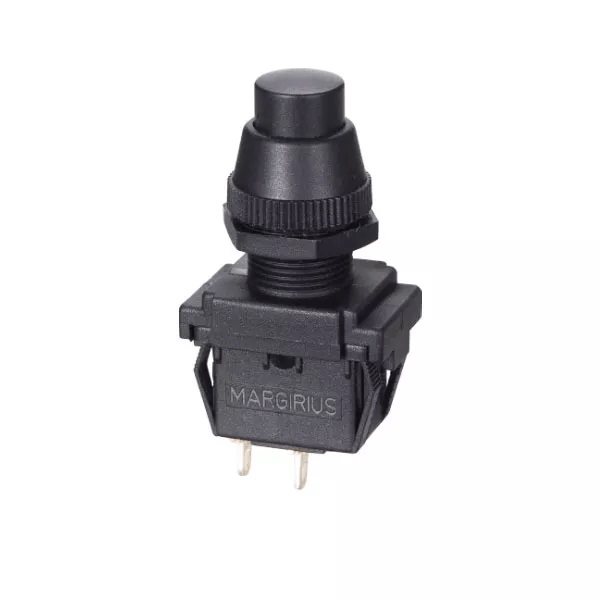 Pulsador Int. Pushbutton 6a Preto 16127
