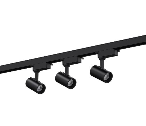 Kit Trilho Eletrificado Up com 3 Spots 15w 3000k Bivolt Preto Blumenau