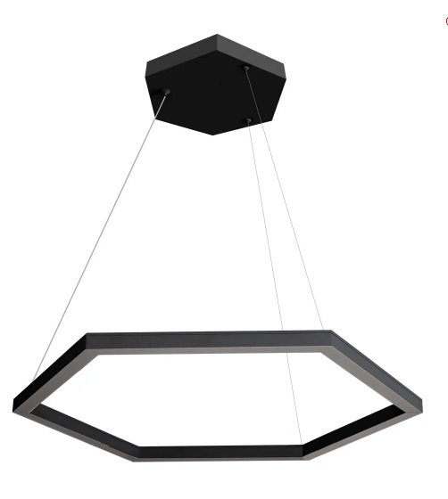 Pendente Perfili Hexag led 30w pt 3000k