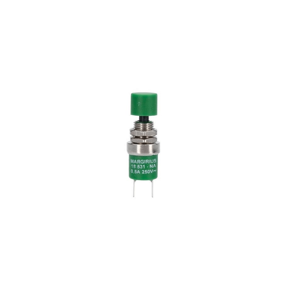 Pulsador i Pushbutton 0.5a Verde/preto