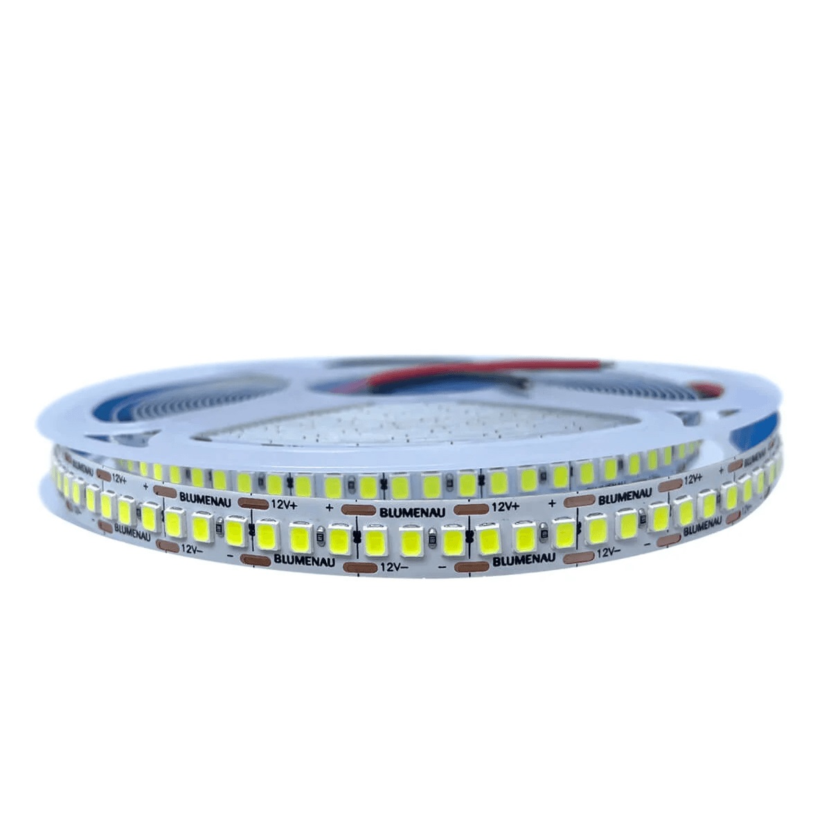 Fita led pro 2835 12w/m 12v 3000k 5m blu