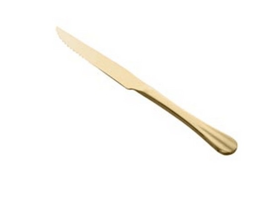 Faca P/assado Dourada Positano 28,5cm
