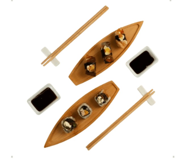 Conjunto Sushi Bambu Nagoya 8pçs Lyor