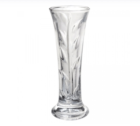 Vaso de Vidro Love Seed 6x15cm Wolff