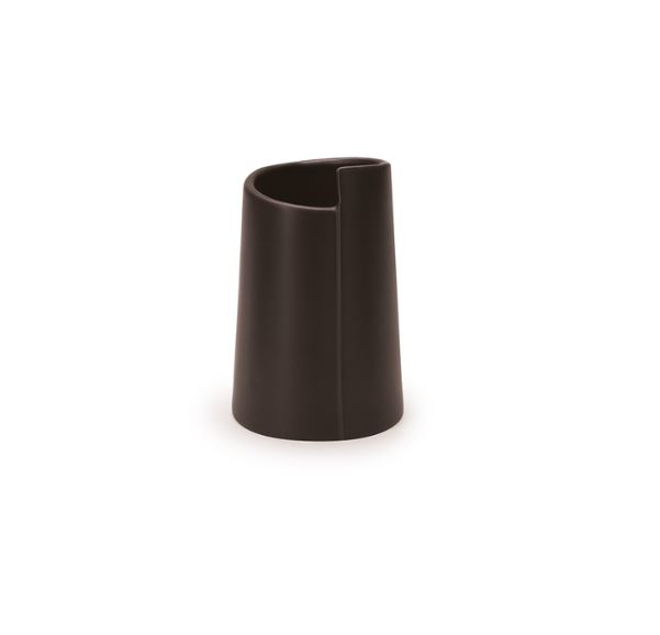 Vaso Decorativo Preto Em Cerâmica 17x11cm - Mart