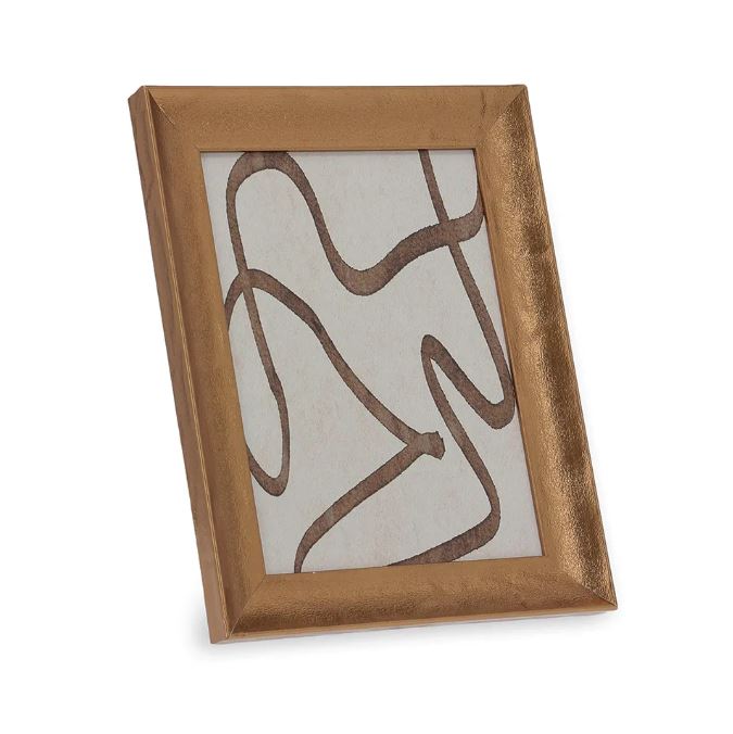 Porta Retrato 15x20 Poliresina Vidro Dourado 25cm - Mart